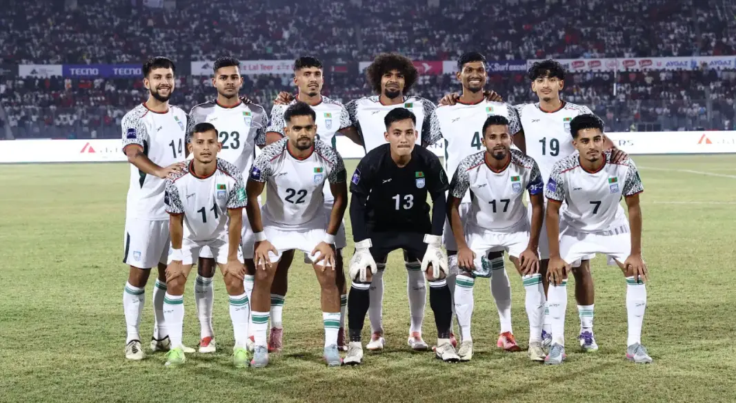বাংলাদেশ ফুটবল দল। ছবি : সংগৃহীত