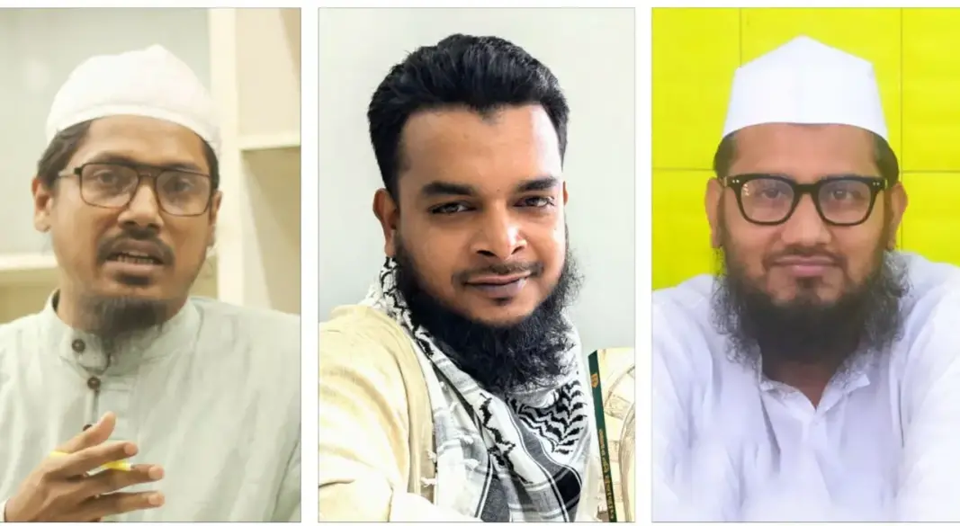(বাঁ থেকে) রিদওয়ান হাসান, সালাহউদ্দীন জাহাঙ্গীর ও এহসান সিরাজ। ছবি : সংগৃহীত