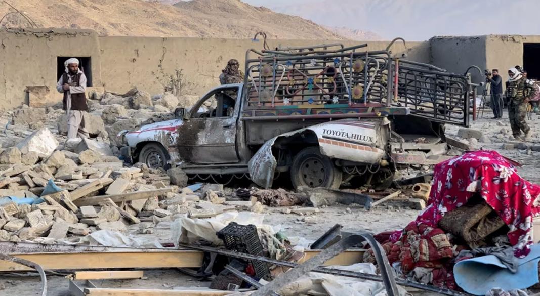 আফগানিস্তানে হামলা। ছবি : সংগৃহীত