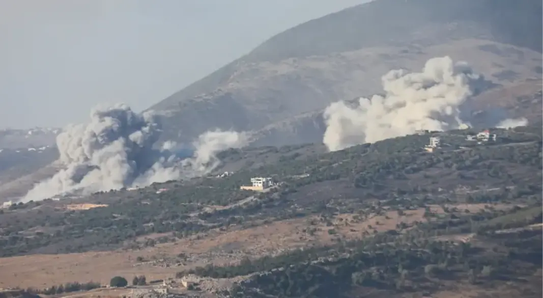 লেবাননের সীমান্তবর্তী এলাকায় ইসরায়েলি হামলা। ছবি : সংগৃহীত