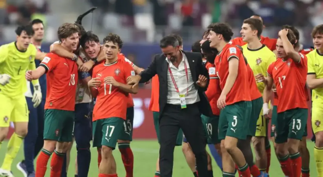 বিশ্বজয়ী পর্তুগাল দল। ছবি : সংগৃহীত