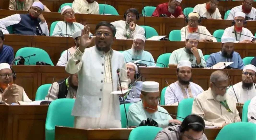 ঢাকা-৫ আসনের জামায়াতে ইসলামীর সংসদ সদস্য কামাল হোসেন | ছবি: ভিডিও থেকে নেওয়া