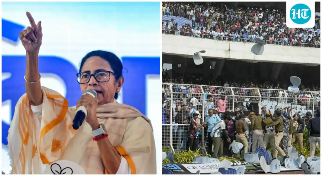 পুরো স্টেডিয়াম জুড়েই ছিল বিশৃঙ্খলা। ছবি : সংগৃহীত