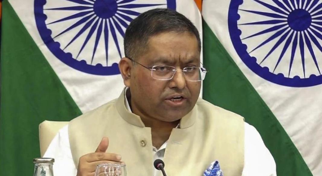 ভারতের পররাষ্ট্র মন্ত্রণালয়ের মুখপাত্র রণধীর জয়সওয়াল। সংগৃহীত ছবি