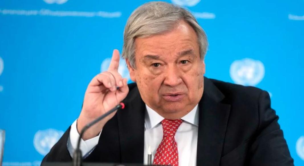 জাতিসংঘ মহাসচিব অ্যান্টোনিও গুতেরেস। ছবি : সংগৃহীত