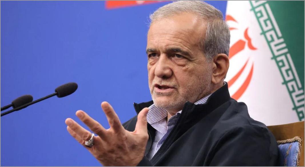 মাসুদ পেজেশকিয়ান। ছবি: সংগৃহীত