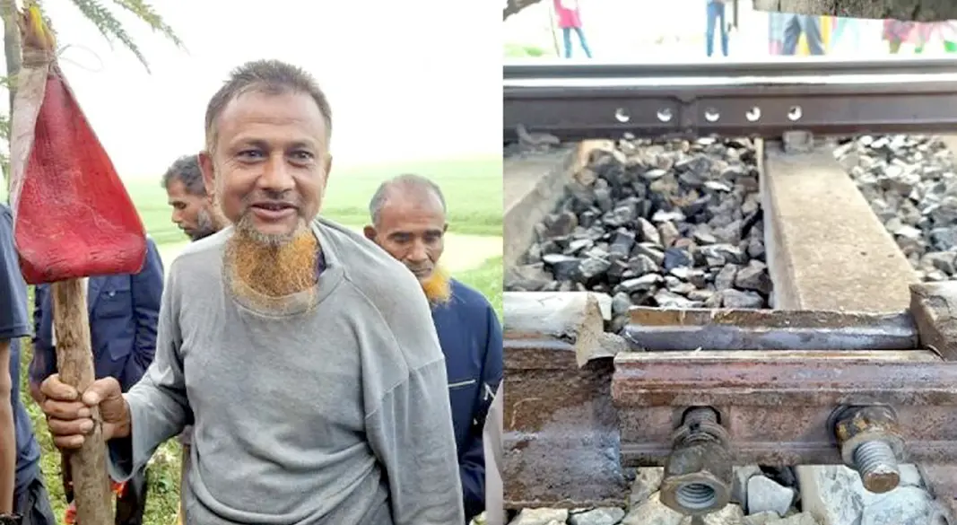 কলার মোচা হাতে এনামুল হক।