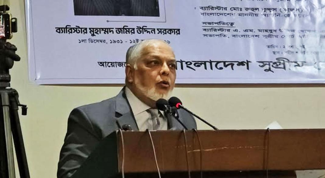 প্রধান বিচারপতি জুবায়ের রহমান চৌধুরী।