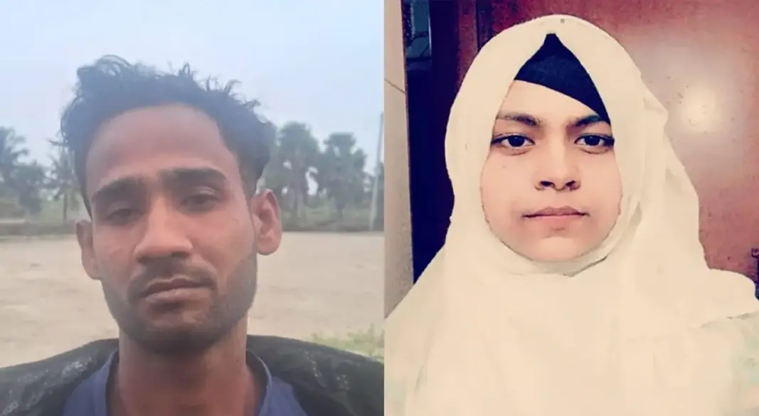 মো. মিলন মল্লিক এবং হত্যাকাণ্ডের শিকার ফাতেমা আক্তার। ছবি : সংগৃহীত