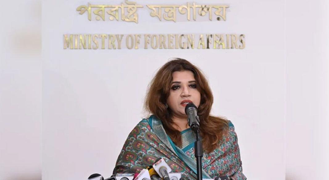 পররাষ্ট্র প্রতিমন্ত্রী শামা ওবায়েদ ইসলাম।