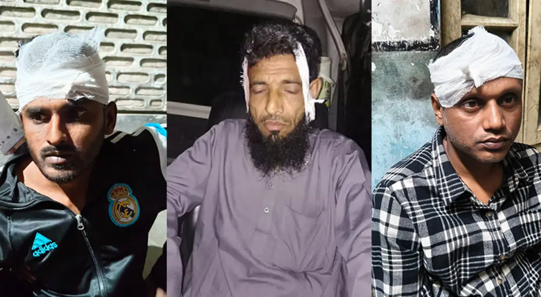 গত বুধবার পারিবারিক কবরস্থান নিয়ে বিএনপির সমর্থক আশিক ও জামায়াত সমর্থক সাত্তারের মধ্যে মারামারি হয় | ছবি: সংগৃহীত