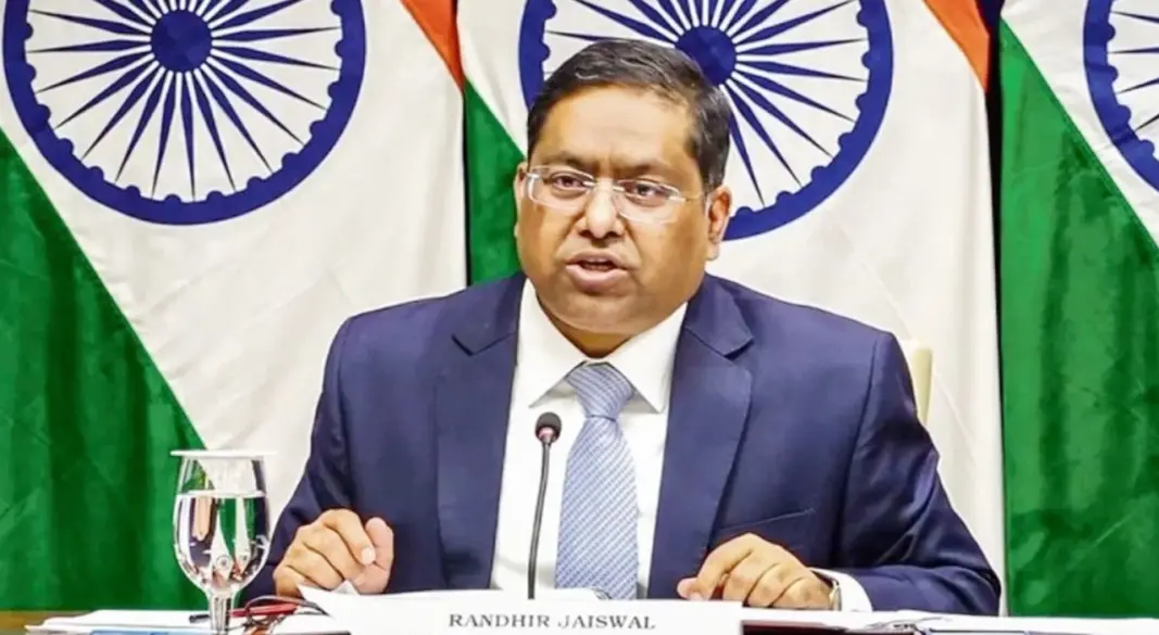 ভারতের পররাষ্ট্র মন্ত্রণালয়ের মুখপাত্র রণধীর জয়সওয়াল। ছবি: সংগৃহীত