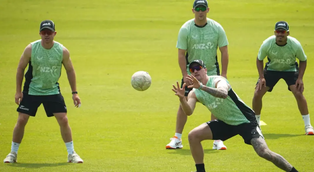 মিরপুরে অনুশীলনে নিউজিল্যান্ড শিবির। ছবি : বিসিবি