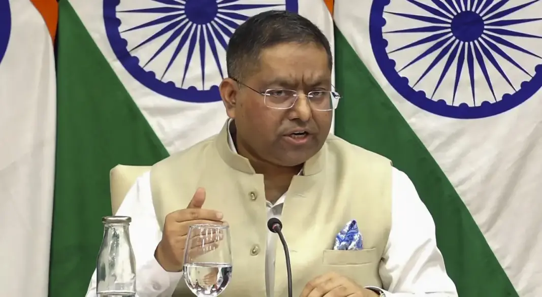 ভারতের পররাষ্ট্র মন্ত্রণালয়ের মুখপাত্র রণধীর জয়সওয়াল। ছবি: সংগৃহীত