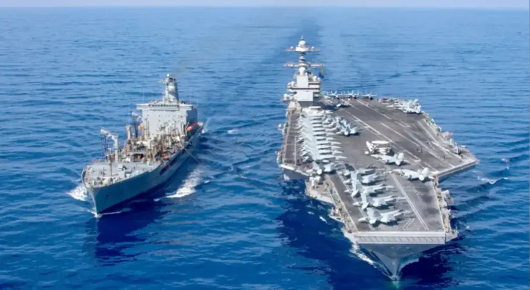 মার্কিন বিমানবাহী রণতরী। ছবি: সংগৃহীত