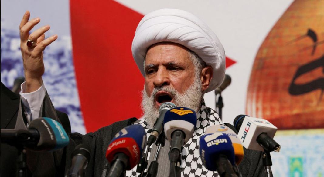 হিজবুল্লাহর মহাসচিব নাঈম কাসেম। ছবি: সংগৃহীত