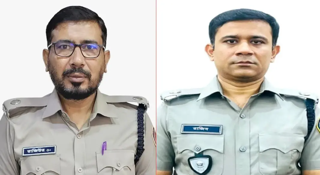 সভাপতি মো. রাজিউর রহমান ও সাধারণ সম্পাদক রাজিব মিনা। ছবি : সংগৃহীত