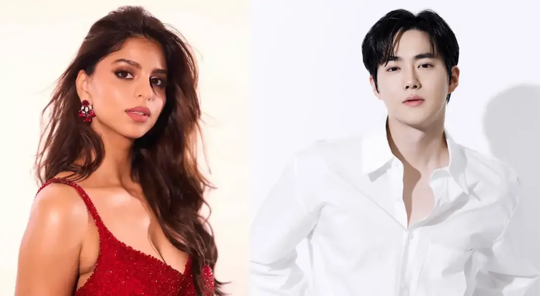 সুহানা খান ও কিম জুন-মিয়ন। ছবি : সংগৃহীত