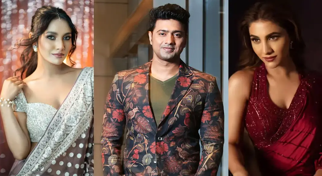 ফারিন খান, দেব ও রুক্মিণী মৈত্র