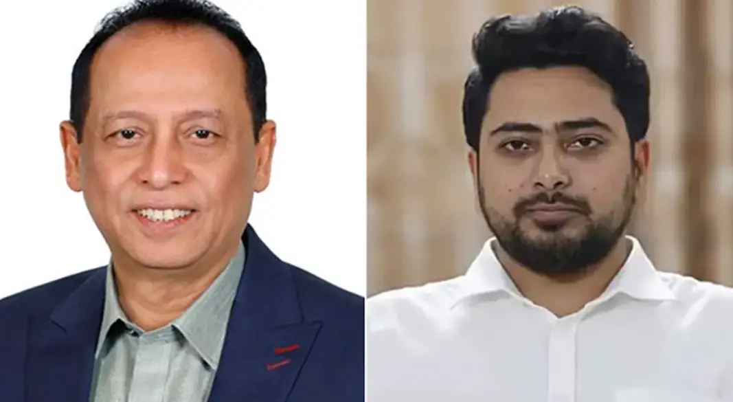 এম এ কাইয়ুম ও নাহিদ ইসলাম। ছবি : সংগৃহীত