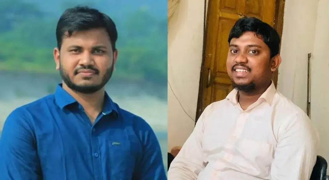 বেরোবি শিবিরের সভাপতি ও সেক্রেটারি। ছবি : সংগৃহীত