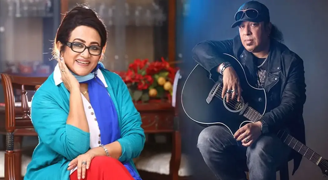 আইয়ুব বাচ্চু ও ববিতা I ছবি : সংগৃহীত