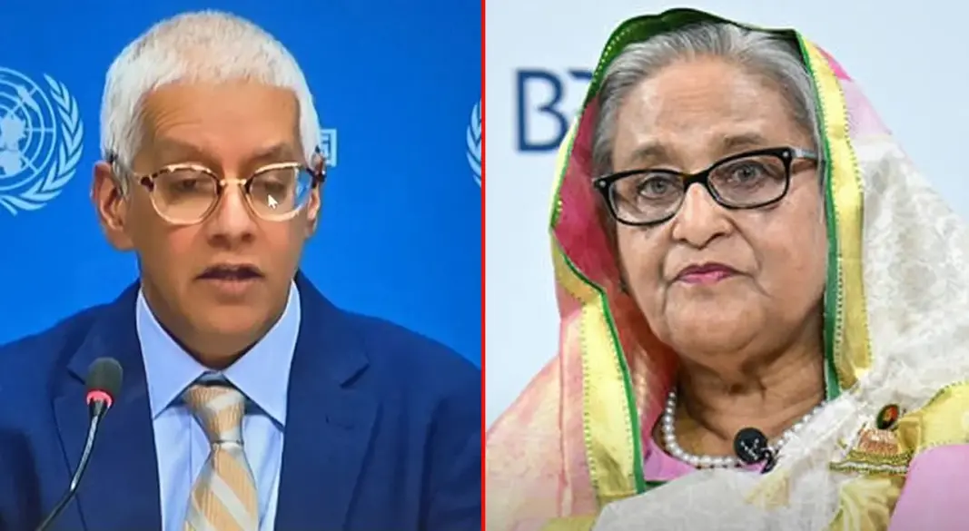 ফারহান হক ও শেখ হাসিনা। ছবি : সংগৃহীত