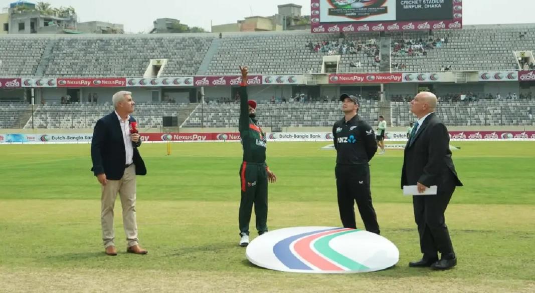 টস হেরে ব্যাটিংয়ে বাংলাদেশ। ছবি : সংগৃহীত