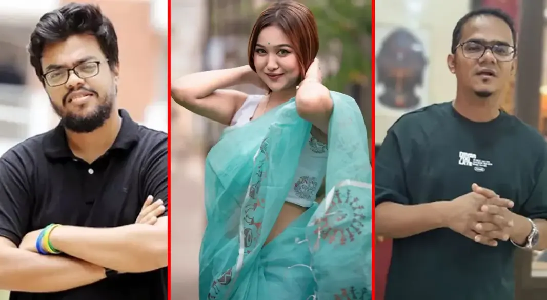 রুকাইয়া জাহান চমক, মাবরুর রশিদ বান্নাহ ও অনন্য মামুন । ছবি : সংগৃহীত