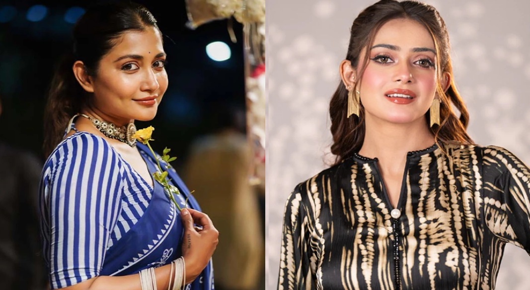 সামিয়া অথৈ ও তানজিন তিশা। ছবি: সংগৃহীত