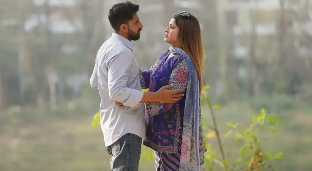 অভিনেতা জাহের আলভী ও অভিনেত্রী আদ্রিজা আফরিন সিনথিয়া। ছবি: সংগৃহীত