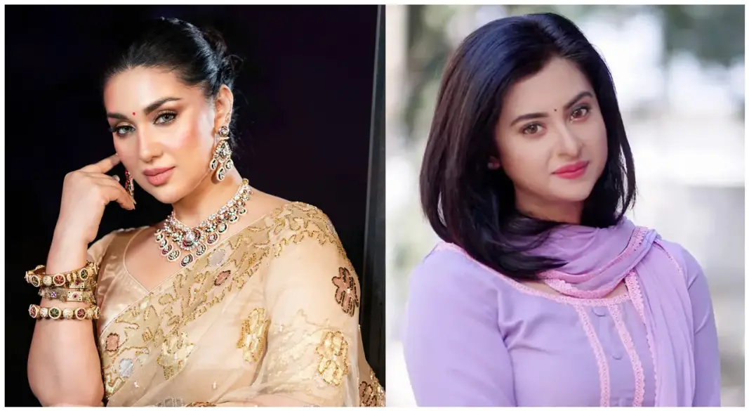 অপু বিশ্বাস ও শবনম বুবলী। ছবি : সংগৃহীত