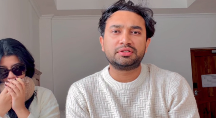 স্ত্রীর সঙ্গে ফারহান আহমেদ জোভান। ছবি: সংগৃহীত