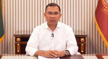 জাতির উদ্দেশে দেওয়া ভাষণ দিচ্ছেন প্রধানমন্ত্রী তারেক রহমান। ছবি : সংগৃহীত