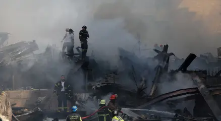 ইসরায়েলের হামলায় ক্ষতিগ্রস্ত লেবাননের একটি স্থাপনা। ছবি : সংগৃহীত