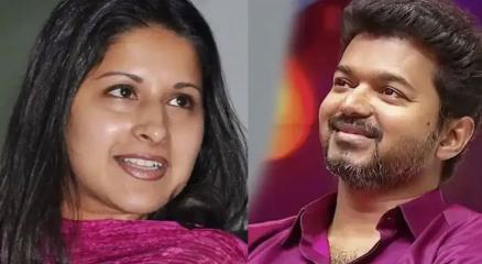 থালাপতি বিজয় ও তার স্ত্রী সঙ্গীতা সোরনালিঙ্গম | ছবি : সংগৃহীত